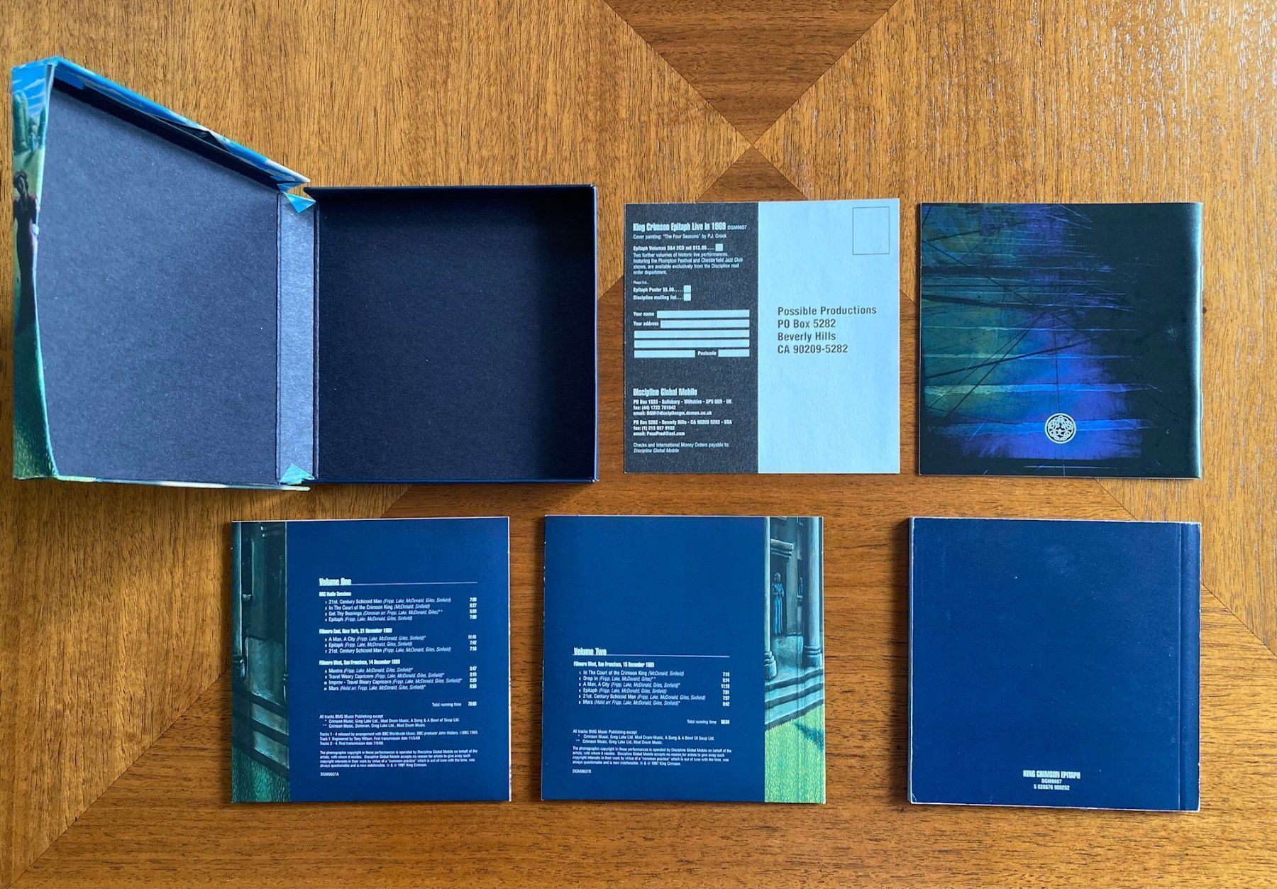 CD: King Crimson Epitaph (CD box volume 1&2- original pressing) – Usato da Zürich venduto da dbrot 3