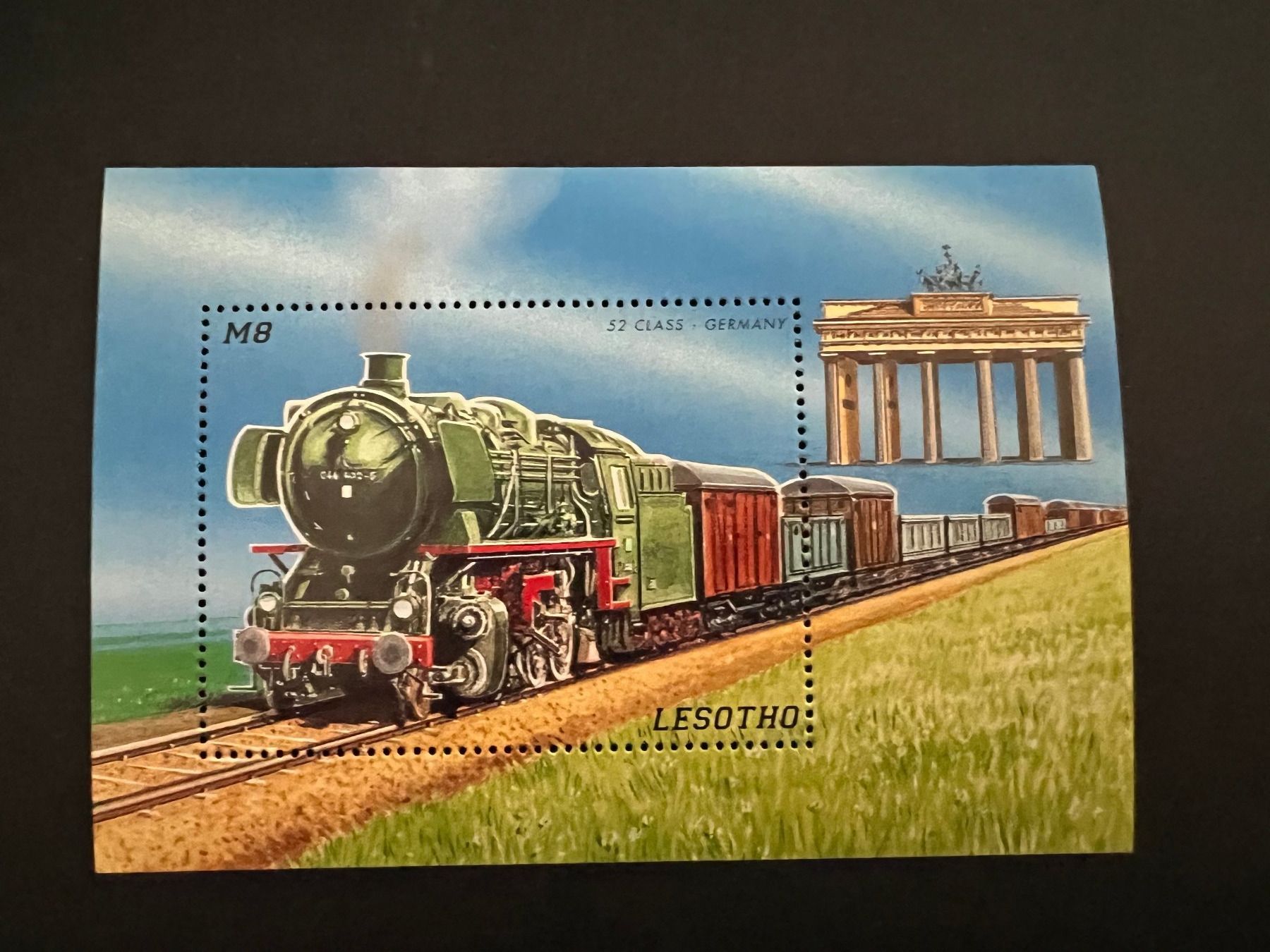 Alle Briefmarken: Lesotho Eisenbahn Block  **  Luxus   (B815) – Gebraucht aus Hinwil von Sidi4
