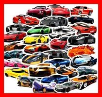 Autos BMW Lamborghini Viper 911 Stickerbomb Stickerset