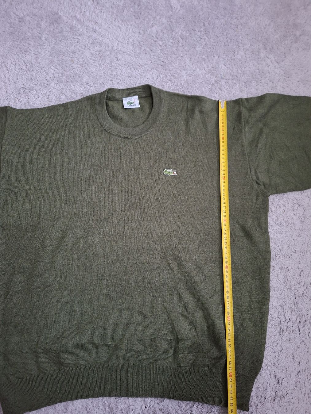 Lacoste Maglioni & Felpe: Pull-over Lacoste vert olive, taille M, laine mélangée – Usato da Renens VD venduto da ser_j2fn 2