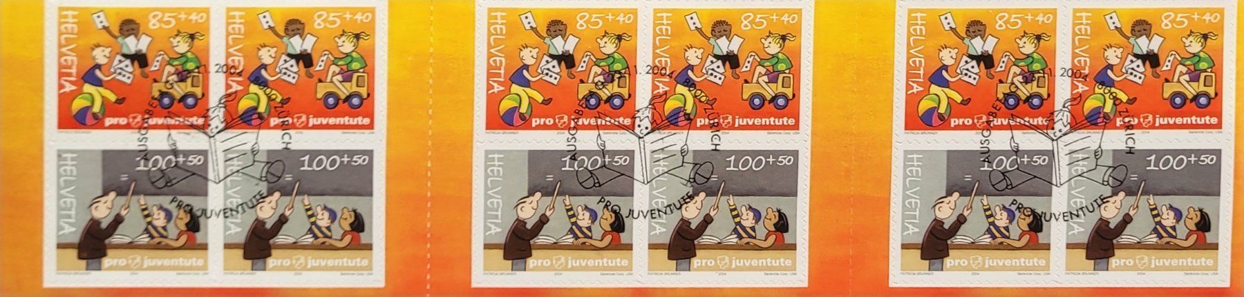Tutti i francobolli: Carnet De Timbre /  Markenheftchen  Pro Juventute 2004 – Usato da Biel/Bienne venduto da Destockweb
