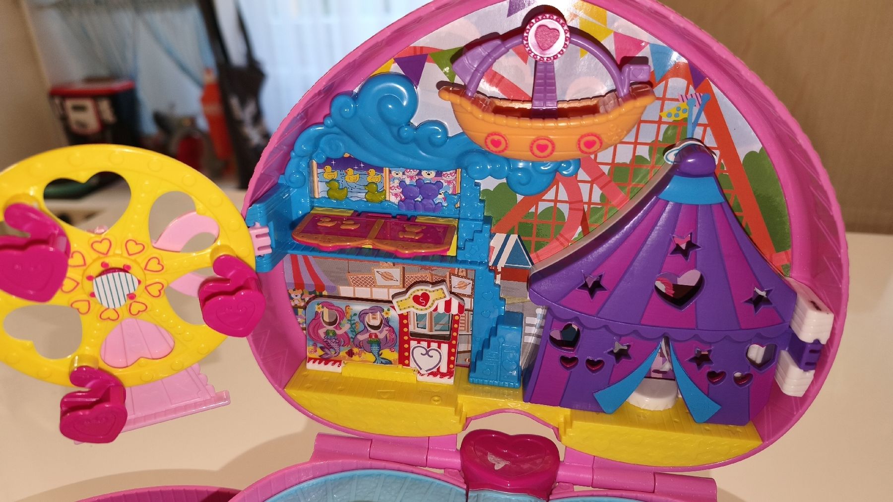 Polly Pocket Giocattoli: Polly Pocket Schatulle Freizeitpark Rucksack – Usato da Uster venduto da Vega56 7
