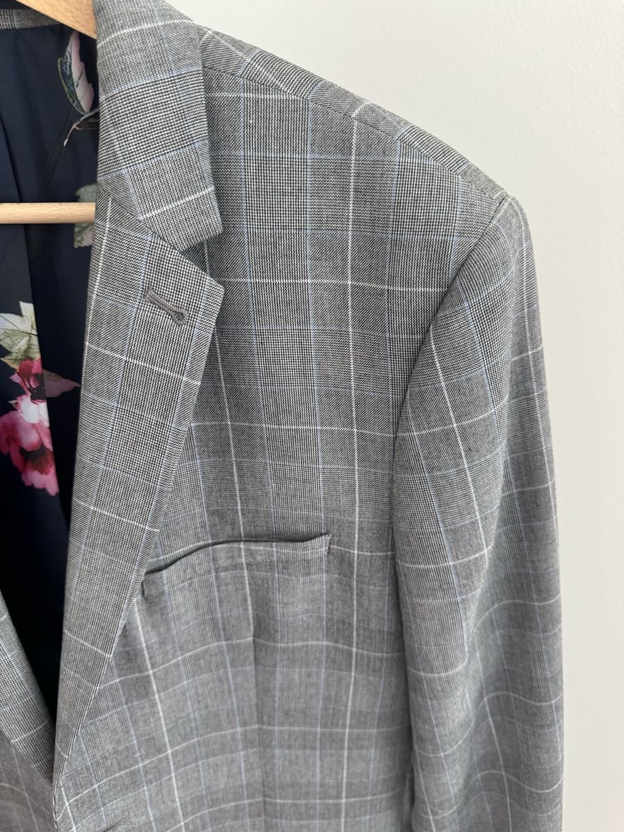 Sakko Jacken: Taylor & Wright Slim Fit Sakko Grau kariert Gr. 42L – Neu und originalverpackt aus Zürich von di_archive 2