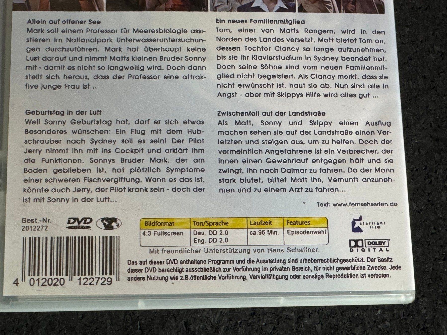 Tutti i DVDs: Skippy 2 das Buschkänguru DVD DE/EN – Usato da Fribourg venduto da tschjoly 3