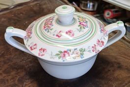 Limoges France grosse Zuckerdose aus Porzellan
