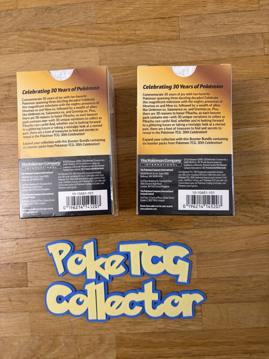 Pokémon Carte collezionabili: Pokemon 30th Booster Bundle ENG – Nuovo e nell'imballaggio originale da Emmen venduto da PokeTCGCollector 2