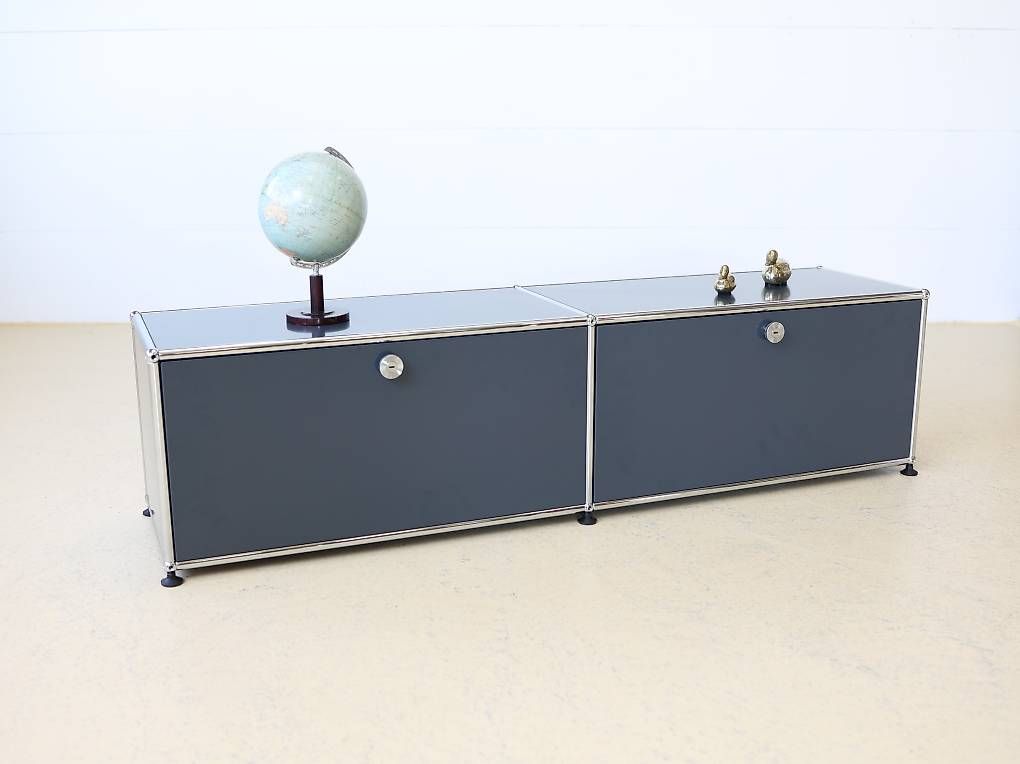 USM Kommoden: USM Haller Lowboard in Anthrazitgrau 2x1 – Gebraucht aus Meinisberg von atelier_TILIJA 7