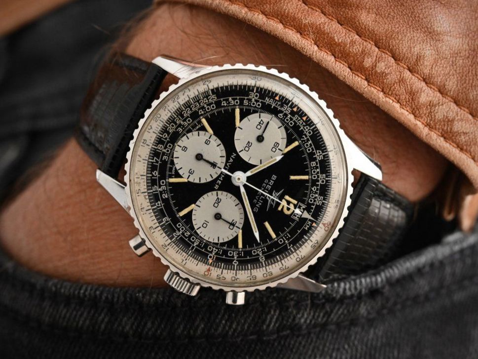 Breitling Orologi: Breitling Navitimer Ref. 806 Big SubDial, Venus 178, 1970 – Usato da Eschert venduto da Watchlegend