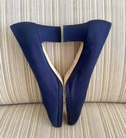 Designerschuhe Miss Rossi Vintage Pumps Blau 38.5 NEU