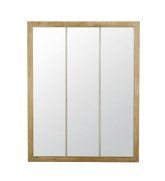 Neu- Spiegel aus Massiv Holz - Mango Grau - Maison du monde