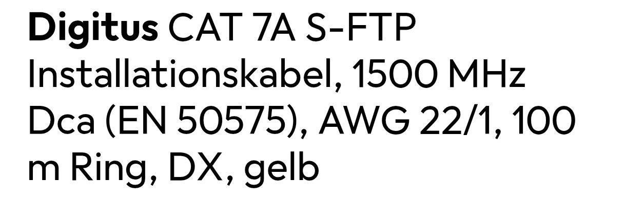 Cavi: 100m Cat 7a Ethernetkabel (2x 50m) – Nuovo (secondo la descrizione) da Chur venduto da MrConverse 2