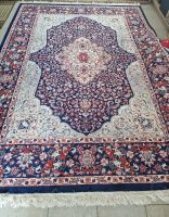Perser Orientteppich/Seidenteppich, Iran, 280x200cm, Vintage