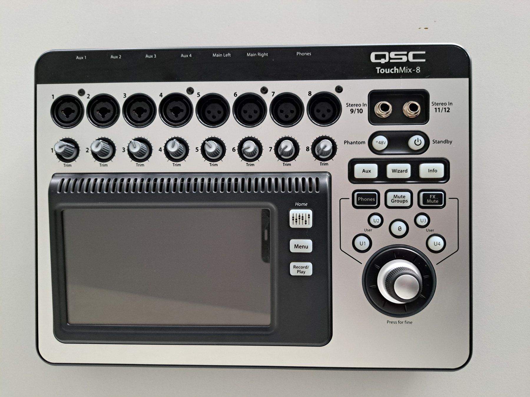 Qsc Mischpulte: Digitalmixer QSC TouchMix 8 – Gebraucht aus Embrach von lichttechnik