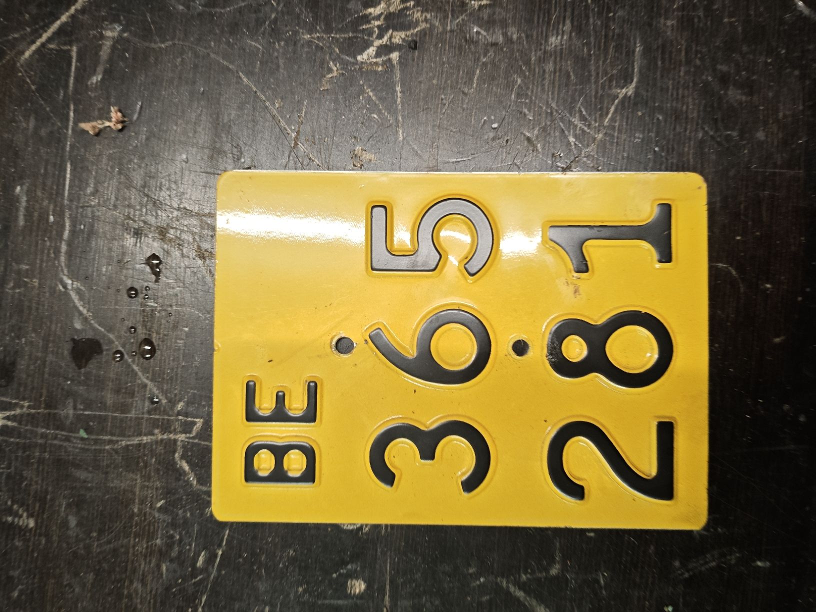 Schilder: Mofa Nummernschild Bern BE 365281 – Gebraucht aus Oberhasli von WvlFiL4
