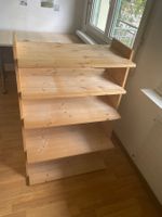 Regal Holz 5 Etagen natur gebraucht