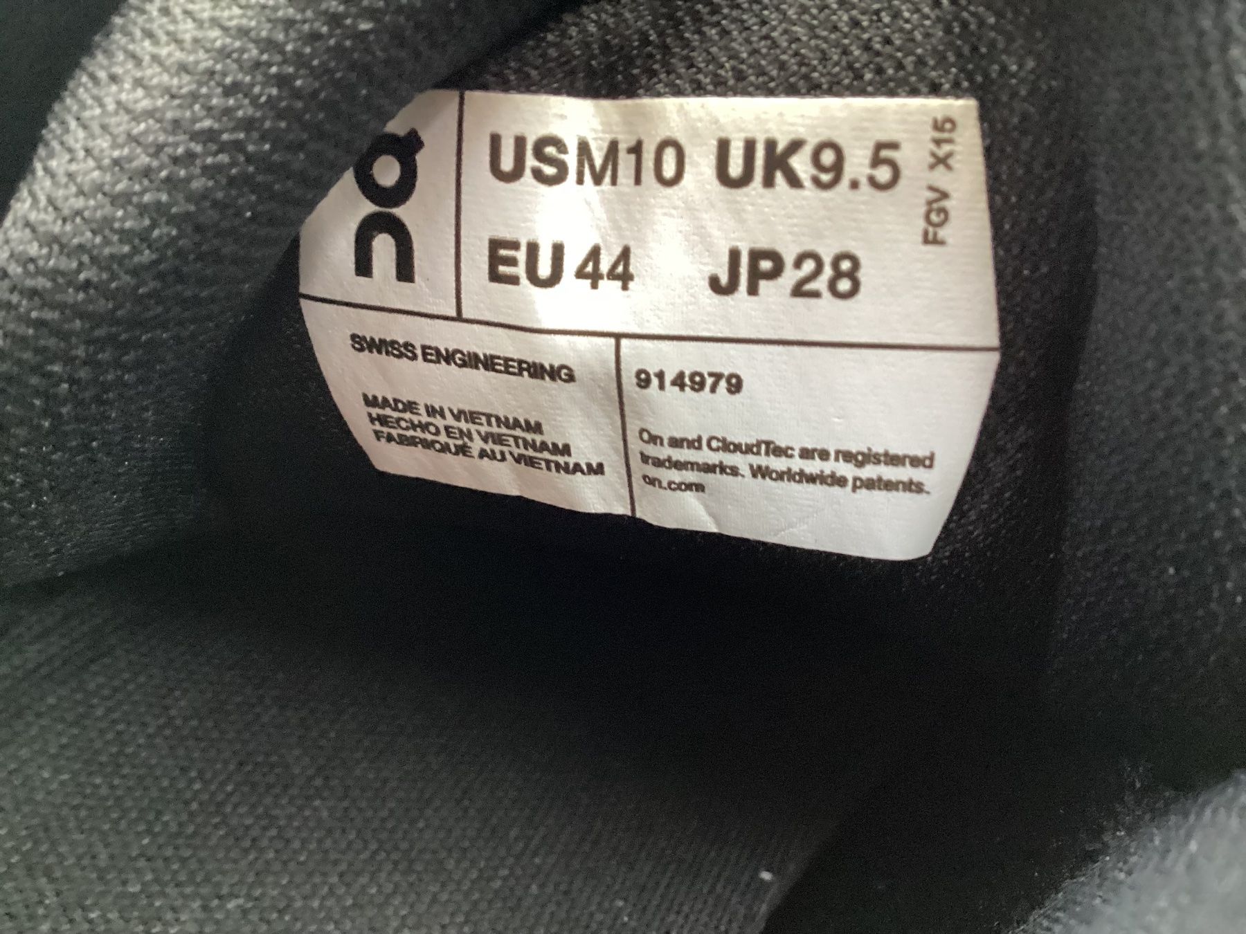 On Scarpe da uomo: ON Cloudleap, Waterproof, Black/White, Grösse: 44, fabrikneu – Nuovo e nell'imballaggio originale da Haag (Rheintal) venduto da Rega 7