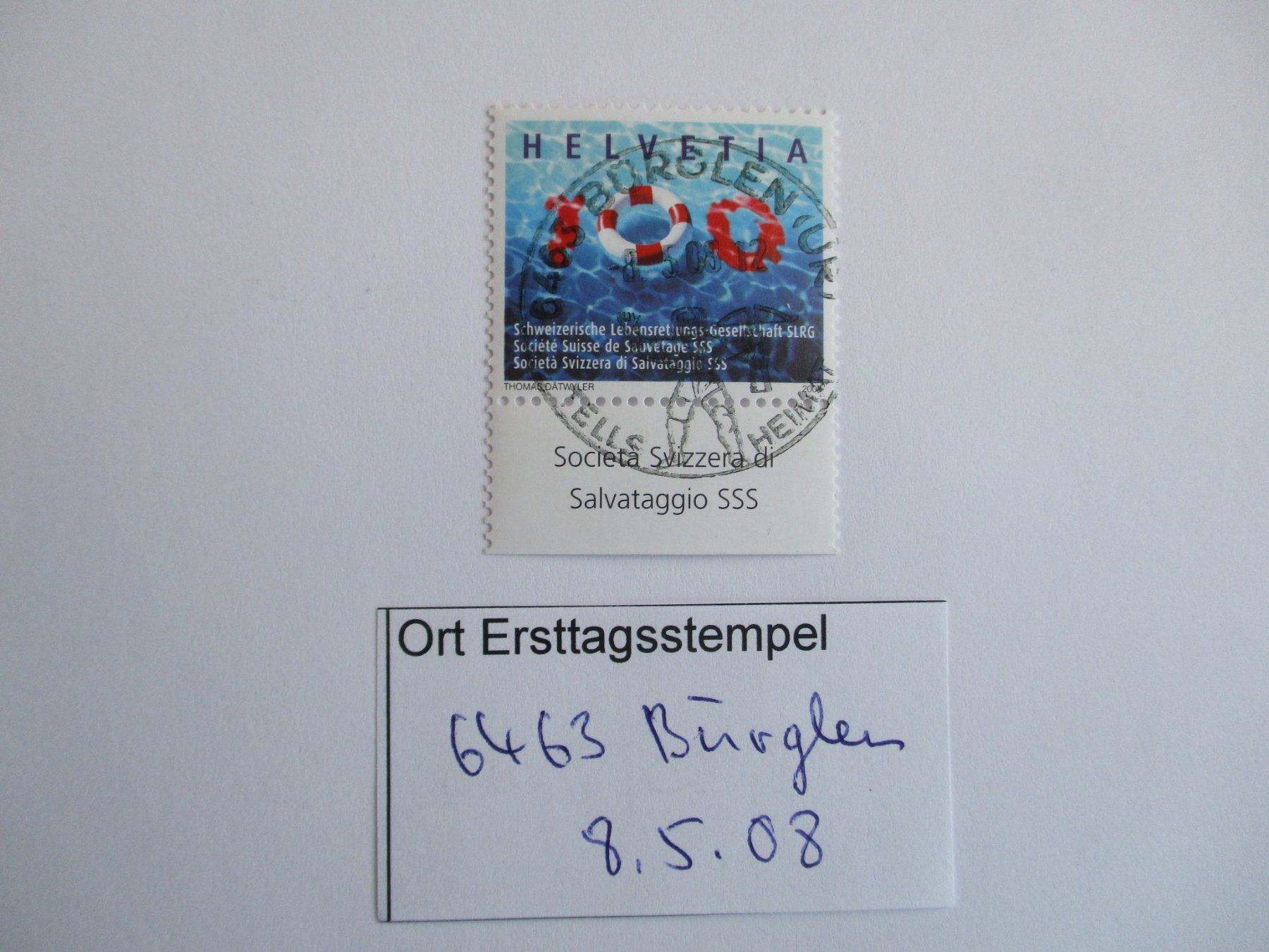 Tutti i francobolli: Voll Ort Ersttagsstempel 6463 Bürglen UR – Usato da Langnau b. Reiden venduto da Aktuell88