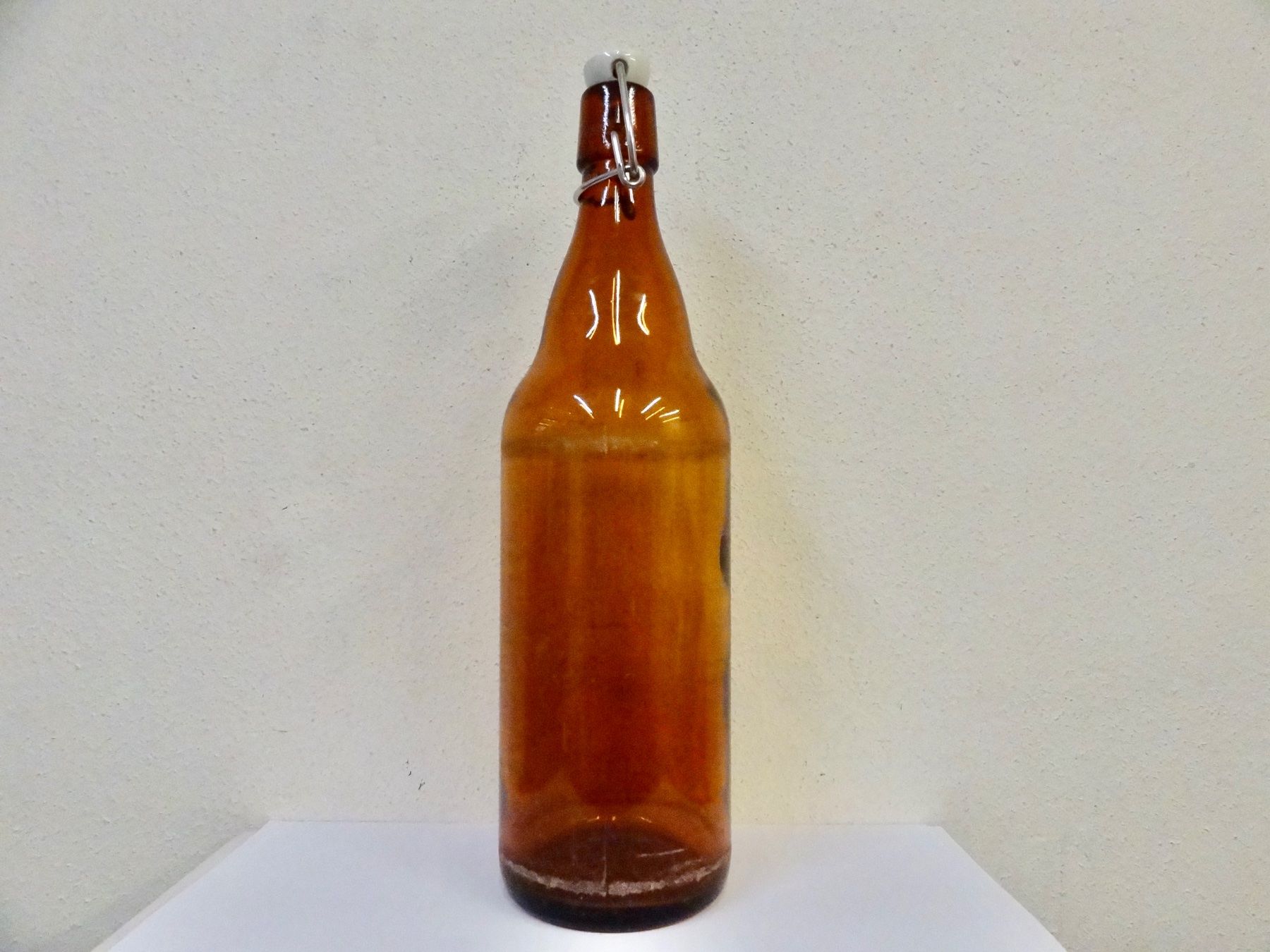 Bicchieri, Caraffe & Bottiglie: alte Bierflasche BIER FLASCHE GEEICHT 1963 – Usato da Kerzers venduto da bottlesandboxes 1