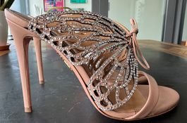 NEW butterfly heels Aquazzura EU 37.5
