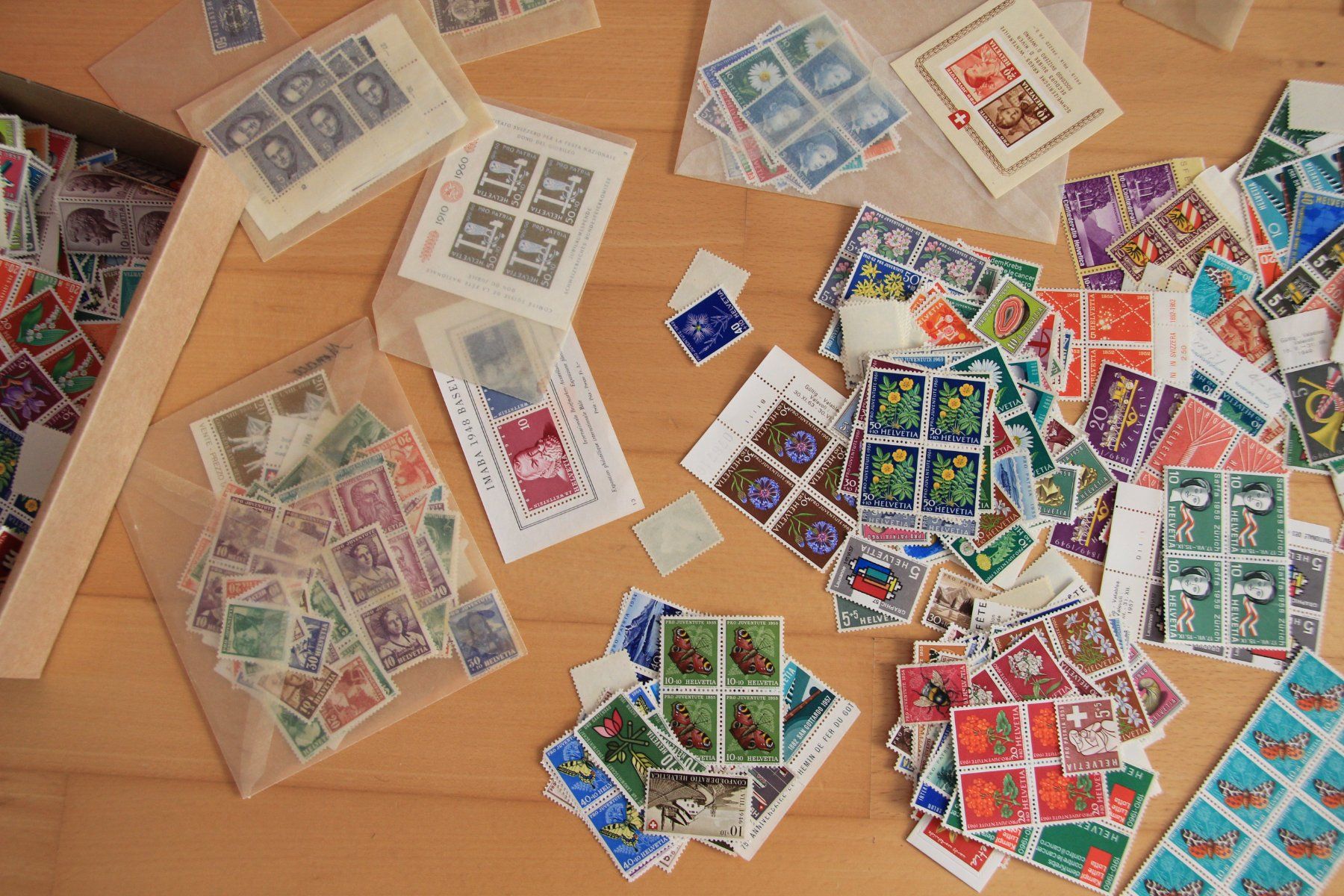 Alle Briefmarken: Schweiz Sammlung meist postfrisch – Gebraucht aus Schlieren von Sternstunde2 2