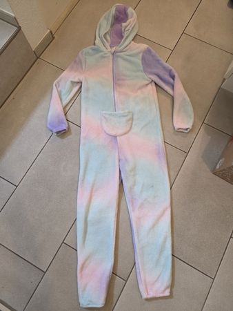 H&M Einhorn Onesie Grösse 134/146, guter Zustand!