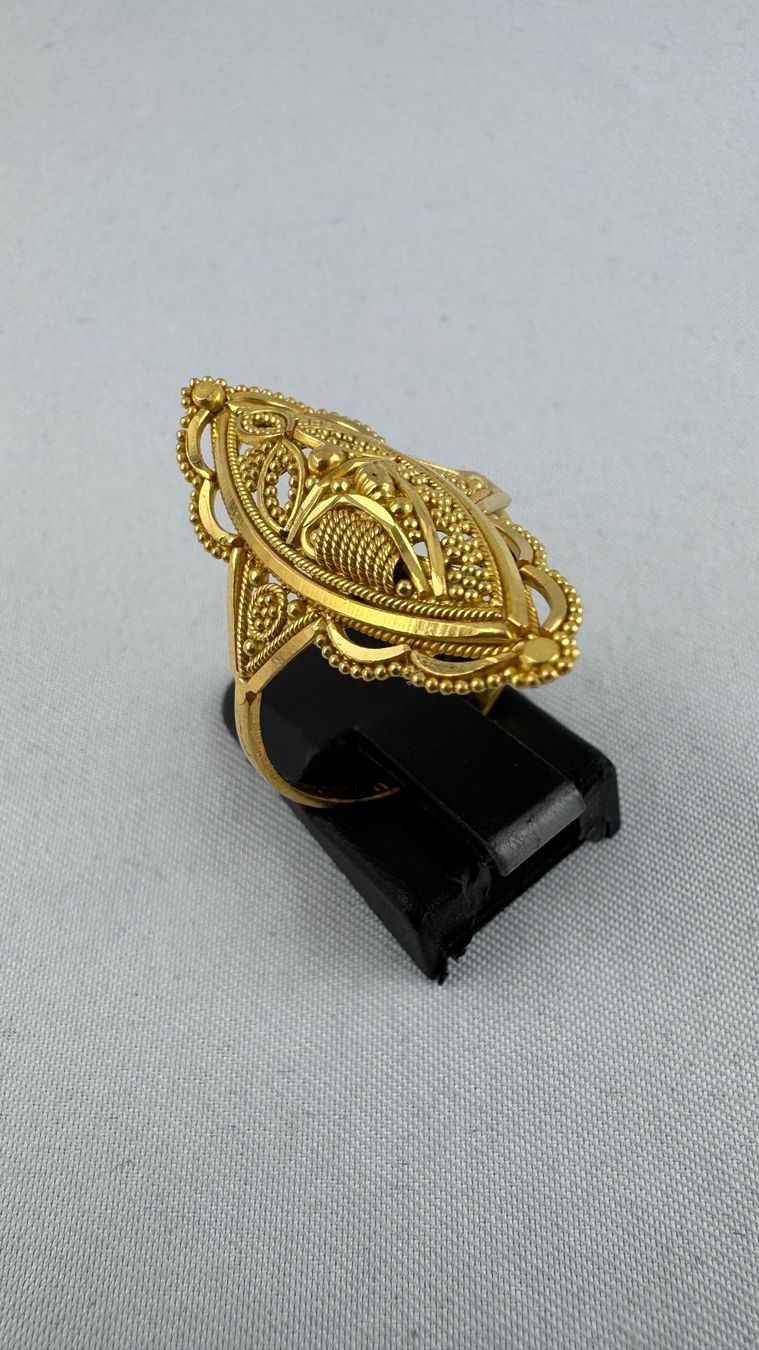 Anelli: Ring in 916 Gold / 22 Karat – Usato da kreuzlingen venduto da fantasy_schmuck 3