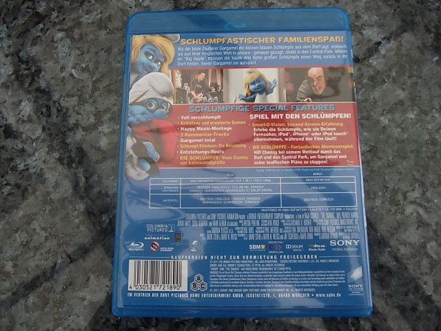 Tutti i DVDs: blu-ray : Die Schlümpfe – Usato da reitnau venduto da Sib7 1
