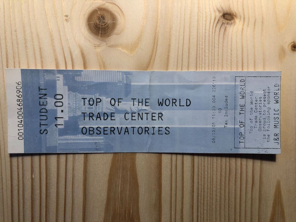 Original World Trade Center Ticket 2001 (Gebraucht) in Ostermundigen ...