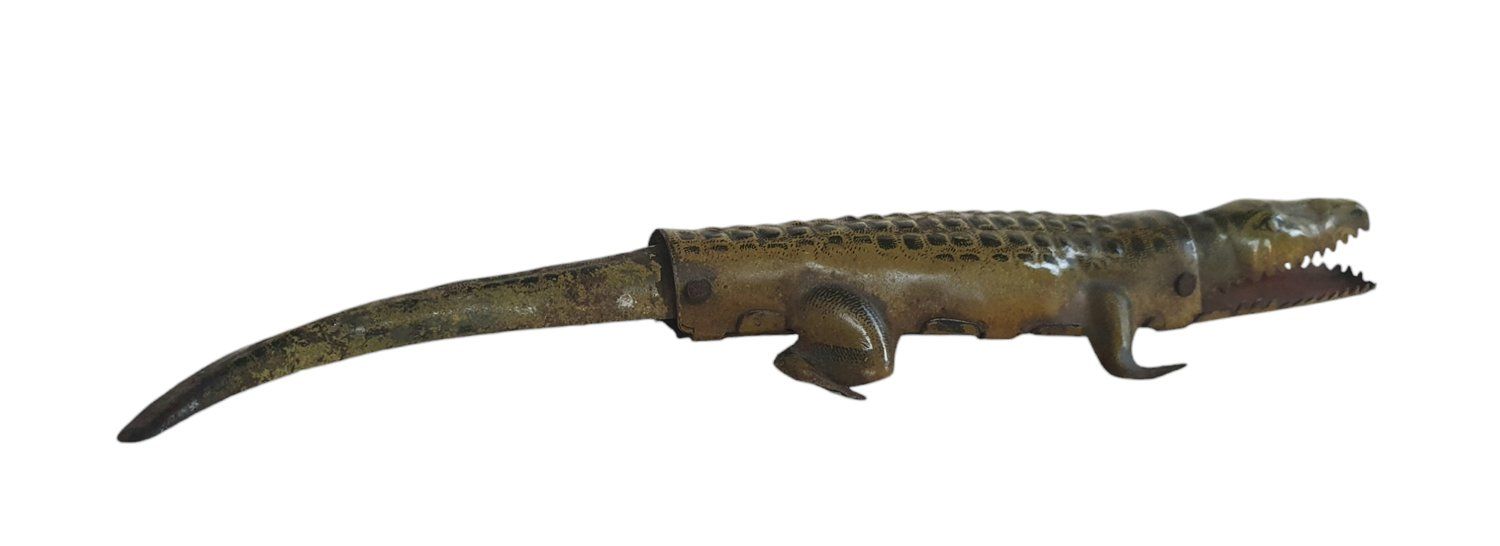 Giocattoli: uraltes Blech Krokodil – Usato da Flawil venduto da JaguarXJSHE 4
