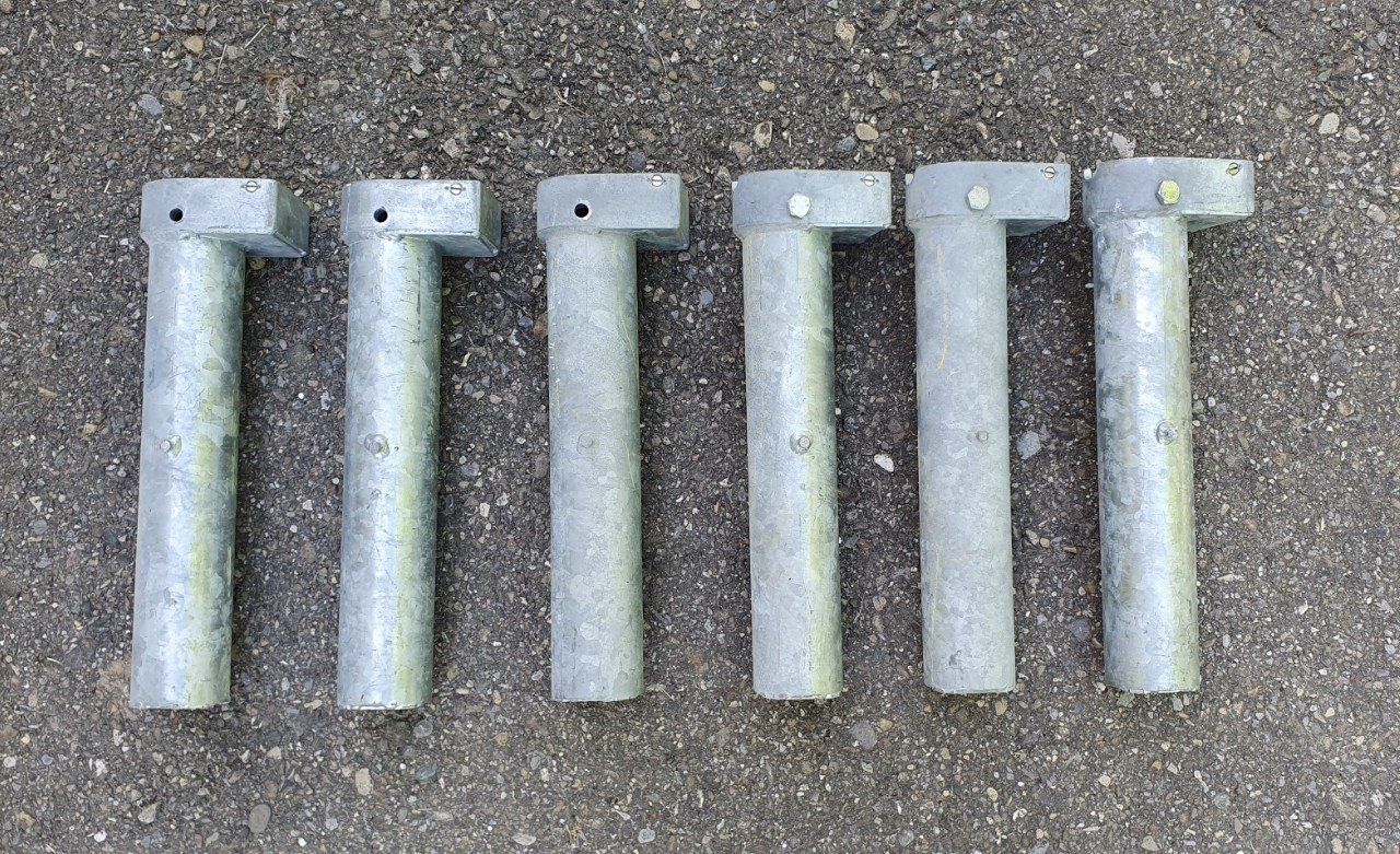 Ancore: Bodenanker - Metall Hülsen; 6 Stk. – Nuovo (secondo la descrizione) da Teufen AR venduto da Firebal 2