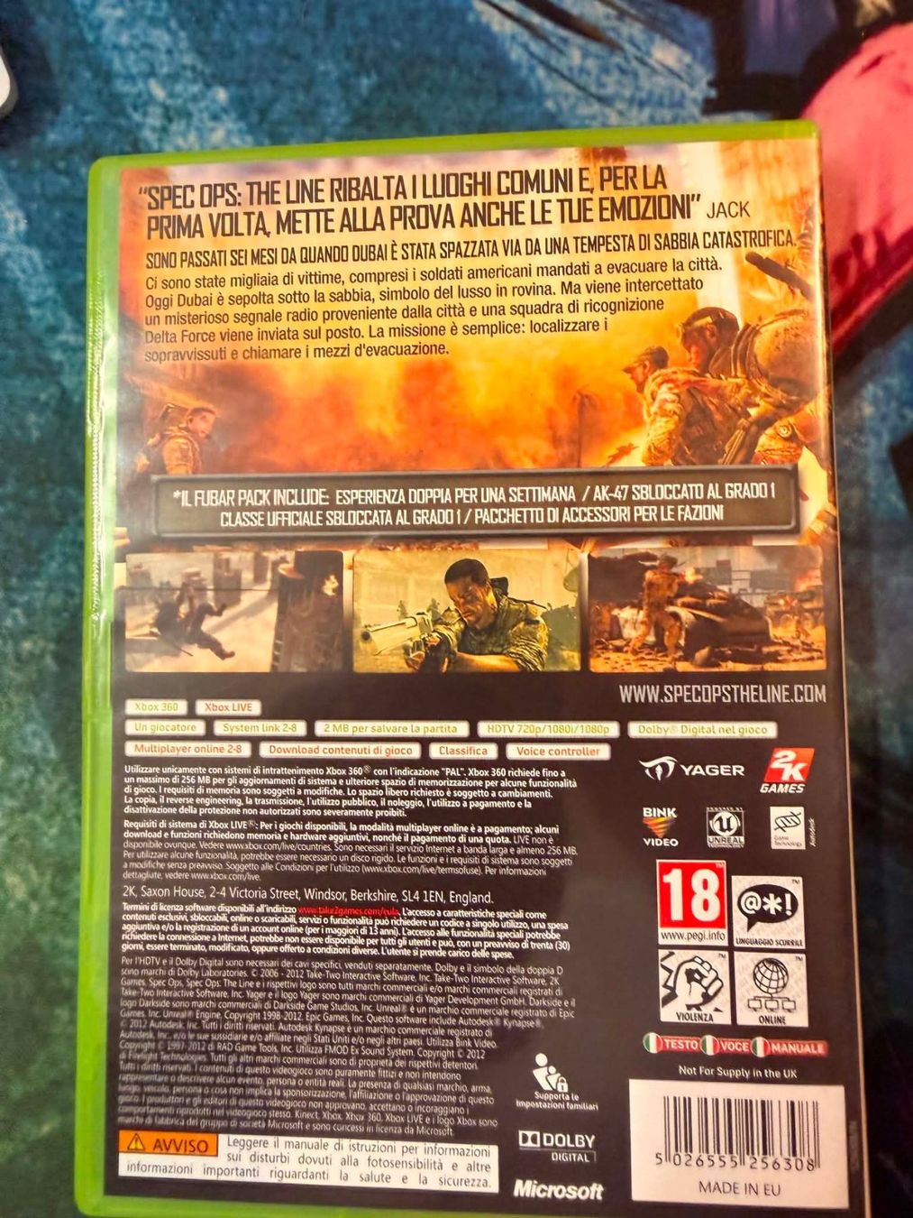 Microsoft Jeux: Spec Ops The Line Microsoft Xbox 360 – D'occasion à Giubiasco par Ticinerd 1
