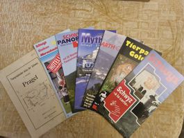 Set Landkarte Pragel 1939 + Prospekte Schwyz