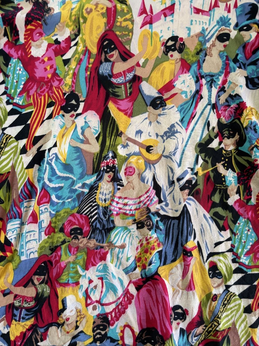 Kenzo Maglioni & Felpe: Rollkragenpullover Damen Carnaval in Venedig Print Kenzo  – Usato da Düdingen venduto da BluePalm 2