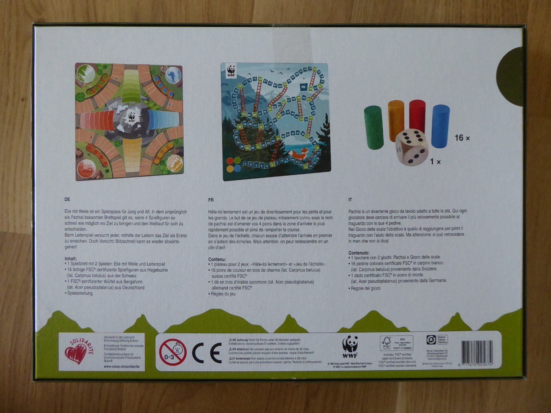 Giochi: Eile mit Weile, Leiterlispiel, WWF, 1986 – Nuovo (secondo la descrizione) da Turbenthal venduto da Panau 4