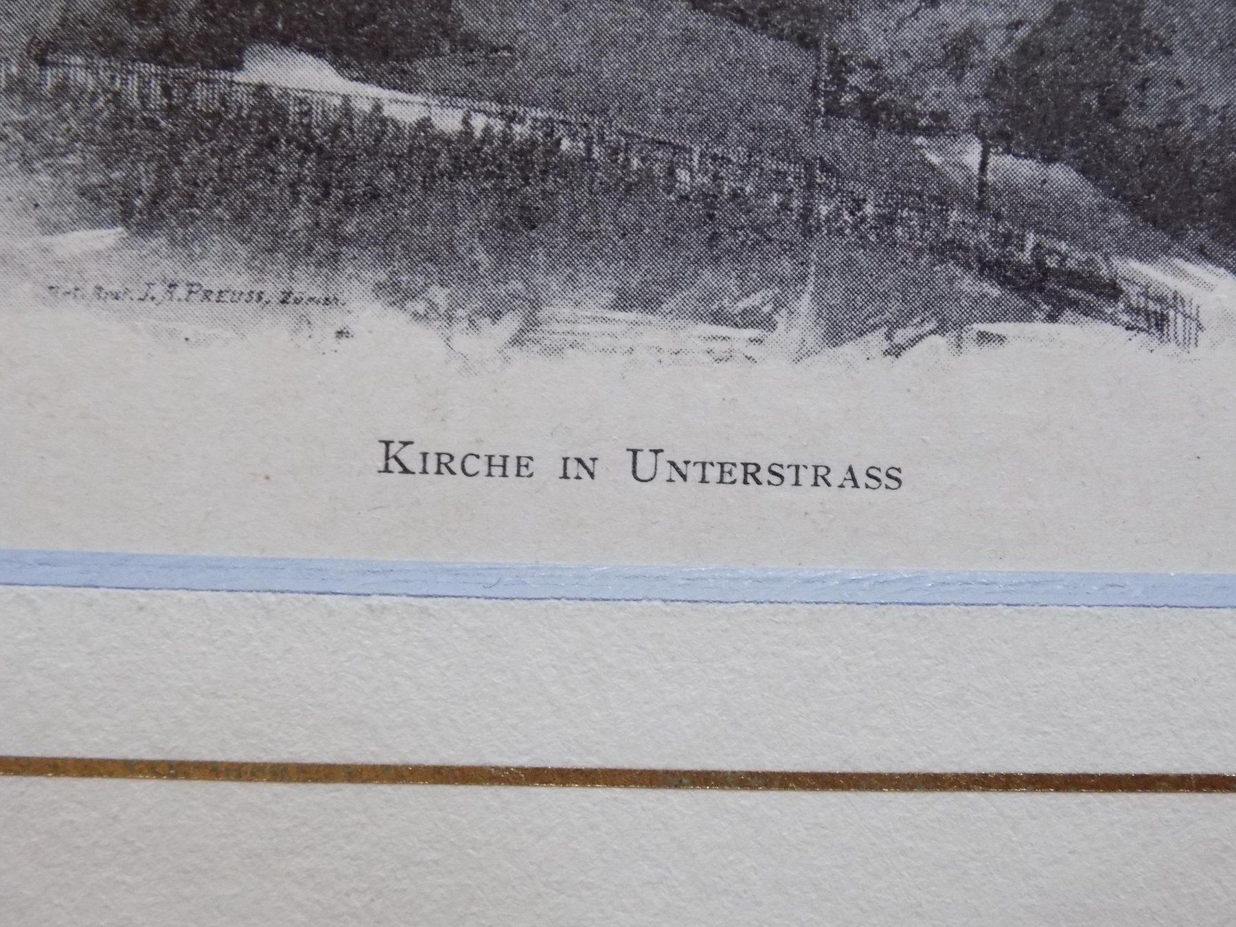 Incisioni: Zürich Unterstrass Kirche – Usato da Risch venduto da Rischli15 2