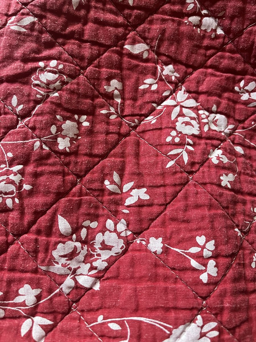Decken: Schöner Rosenbettüberwurf oder Decke – Gebraucht aus Wiggen von Zauber_fee 1