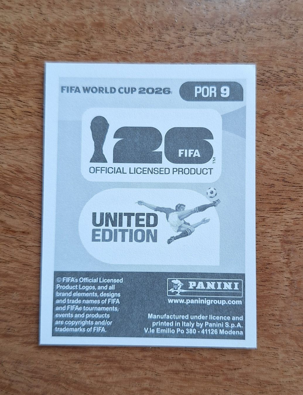 Panini Sammelbilder & Trading cards: Panini Bernardo Silva POR 9 – Neu (gemäss Beschreibung) aus Romanens von Crocette 1