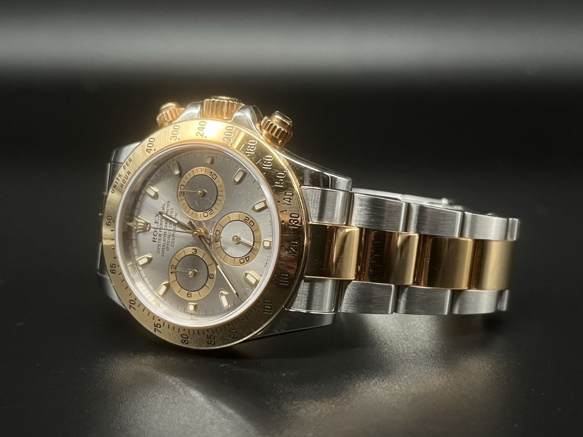 Rolex Orologi: Rolex Cosmograph Daytona 116523 bicolor Fullset – Usato da Brugg AG venduto da Wristdeal
