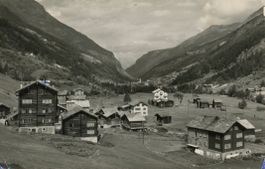 Saas Grund   VS  -  UNTER DEN BODMEN  1'562 m.     um 1957