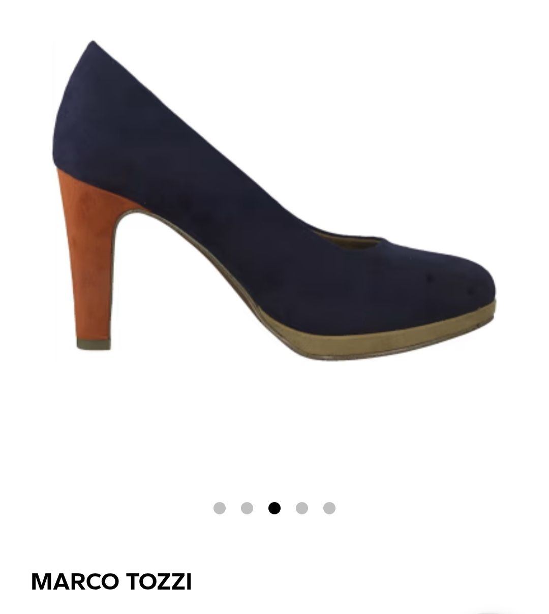 Scarpe da donna: Marco Tozzi Pumps, blau, Gr. 36, – Nuovo (secondo la descrizione) da Zürich venduto da stefanella 1