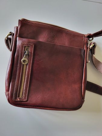 Umhängetasche Leder braun guter Zustand