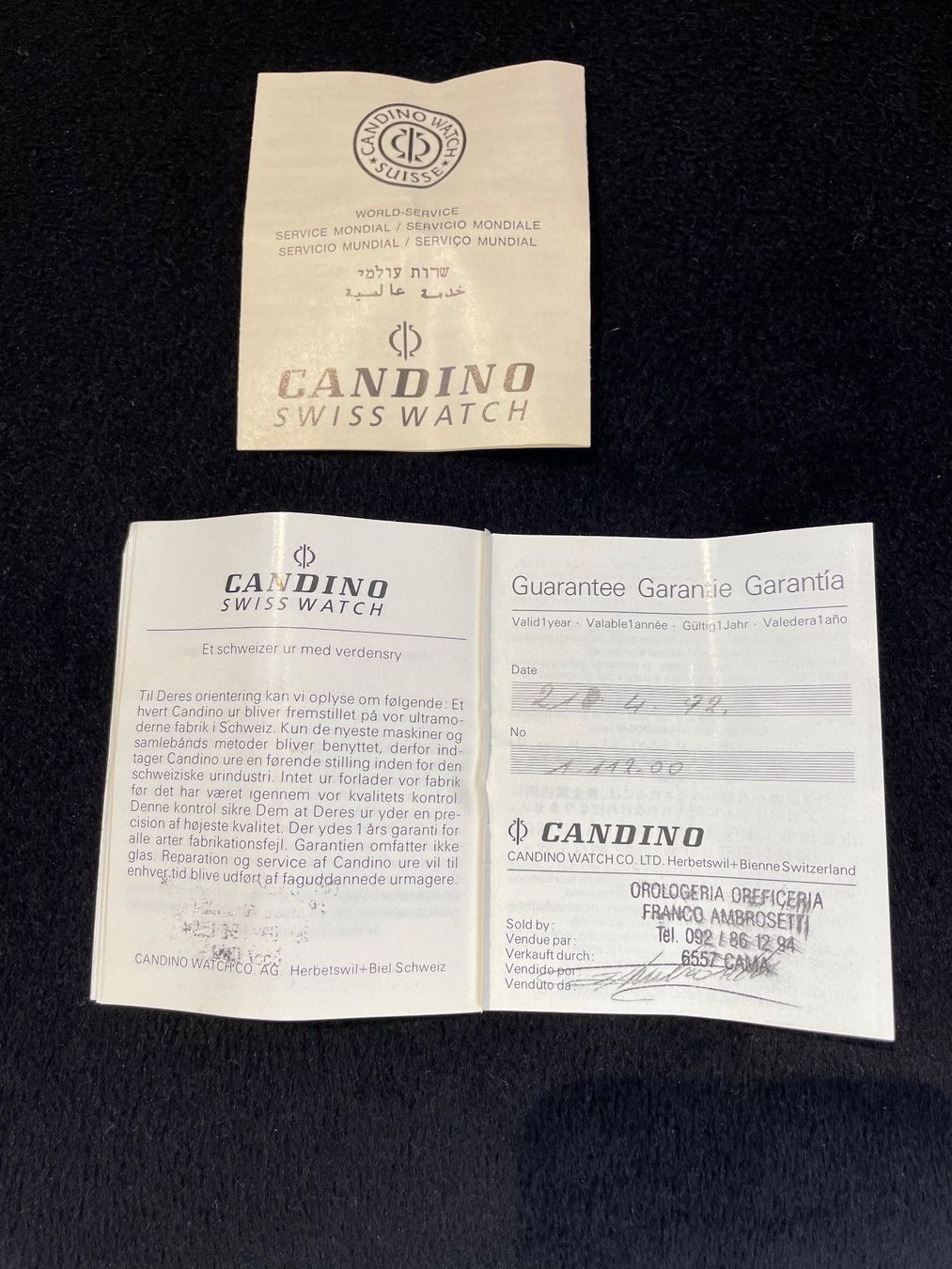 Candino Uhren: Uhr Candino gold 18 carati – Gebraucht aus Locarno von Osvaldo61 7
