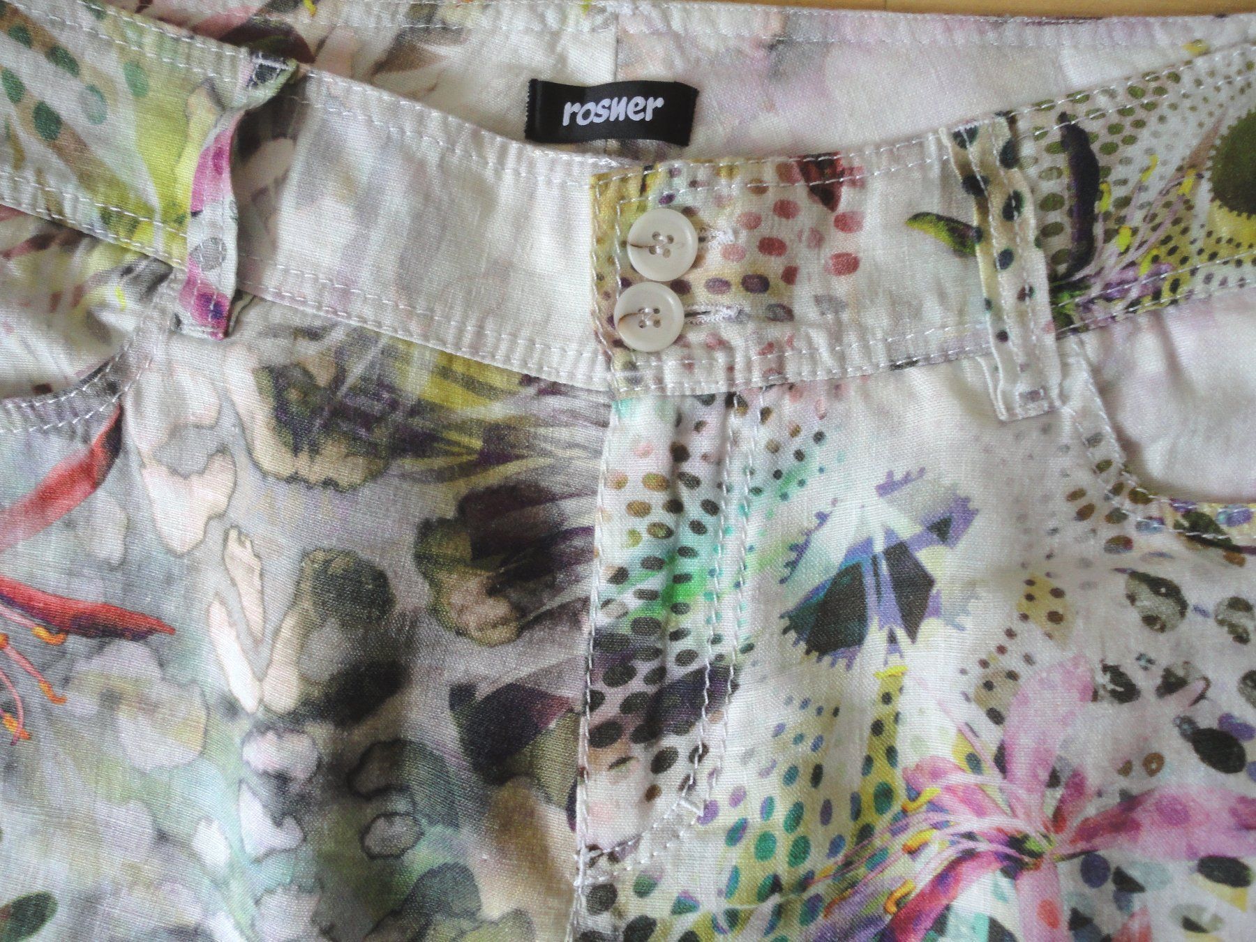 Pantaloni: Rosner Leinenhose 100% Leinen Gr. 38 – Usato da zürich venduto da parts5060 1
