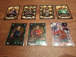 Topps Match Attax Karten 100 Club, Gladiators, Worldies....
