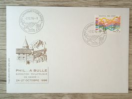 TR54 Enveloppe + Timbre Suisse 1996