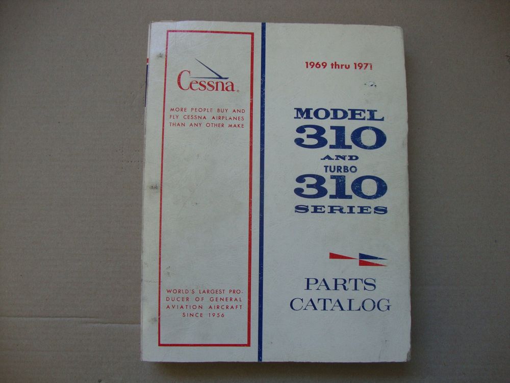 Parts Catalog für Cessna 310 & T310 Kaufen auf Ricardo
