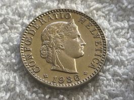 20 centimes/rappen 1936