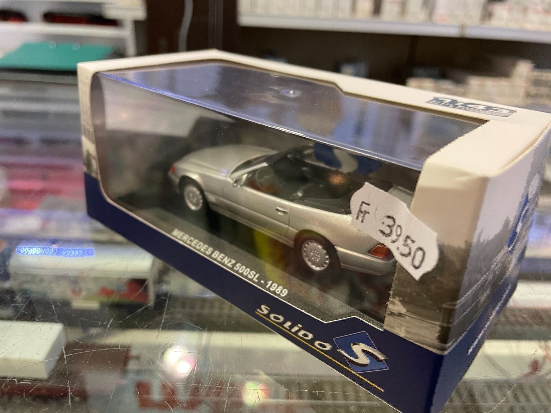 Solido Modellautos: Solido 1:43 Mercedes 500SL 1989 – Neu und originalverpackt aus Chiasso von Carrara-Modellismo 1