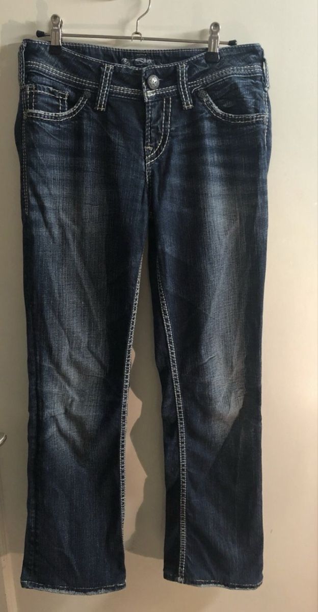 Jeans: 2000s Silver Jeans Bootcut y2k low waist – Usato da Mauren venduto da mar8612 1