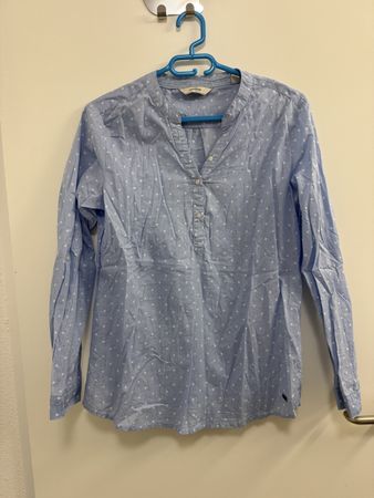 Sommerbluse Women Essentials, hellblau, Gr. 38
